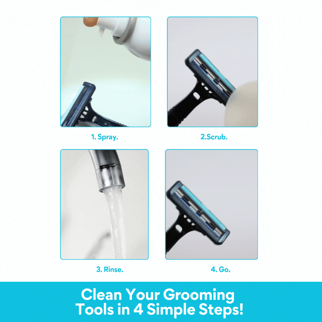 CS500 Razor Disinfectant Spray | Clean Shave. Clean Skin.