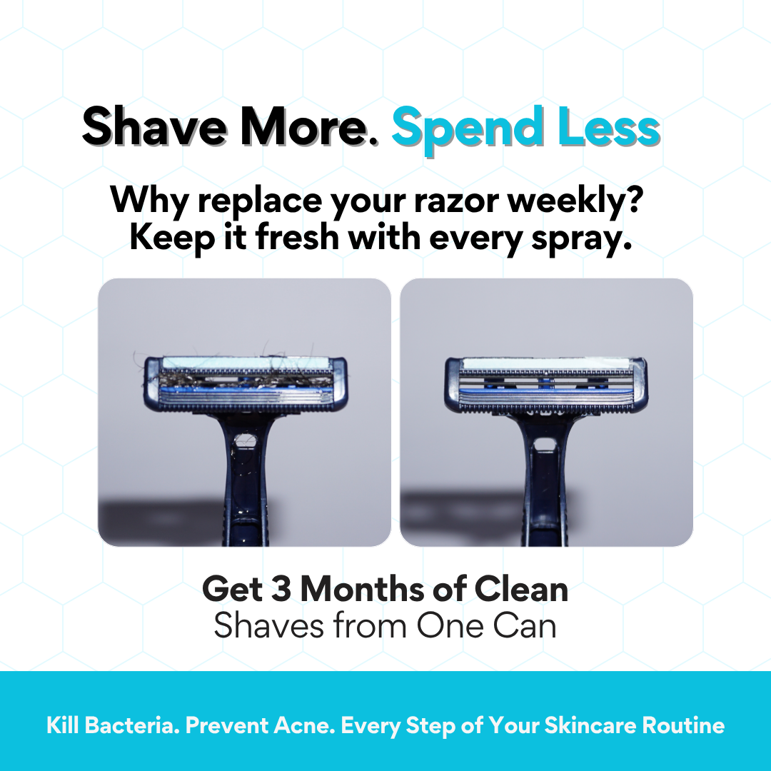 CS500 Razor Disinfectant Spray | Clean Shave. Clean Skin.