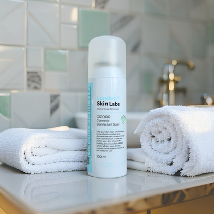 CS1000 Medical-Grade Cosmetics Disinfectant Spray | Clean Cosmetics. Clearer Skin.