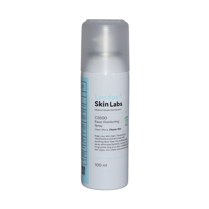CS500 Razor Disinfectant Spray | Clean Shave. Clean Skin.